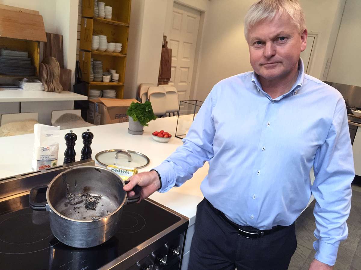 Odd-Magne Skjerping med tørrkokt panne