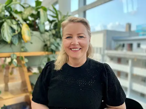 Kathrine Kleppestø, skadesjef i Frende på reise