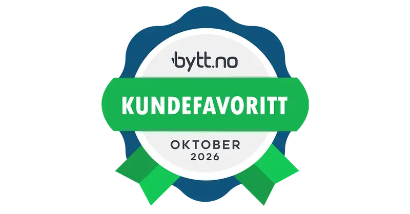 Bytt.no kåring 2026 april - Frende Forsikring