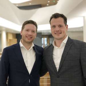 Andreas Gjeitrem og Kristian Karstad har startet bedriftssenter i Bergen