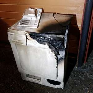 Brann i tørketrommel