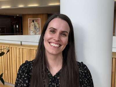 Sofie Danielsen smiler til kamera (Foto)