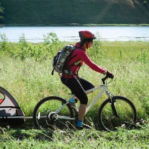 Sykkel og sykkelhjelm