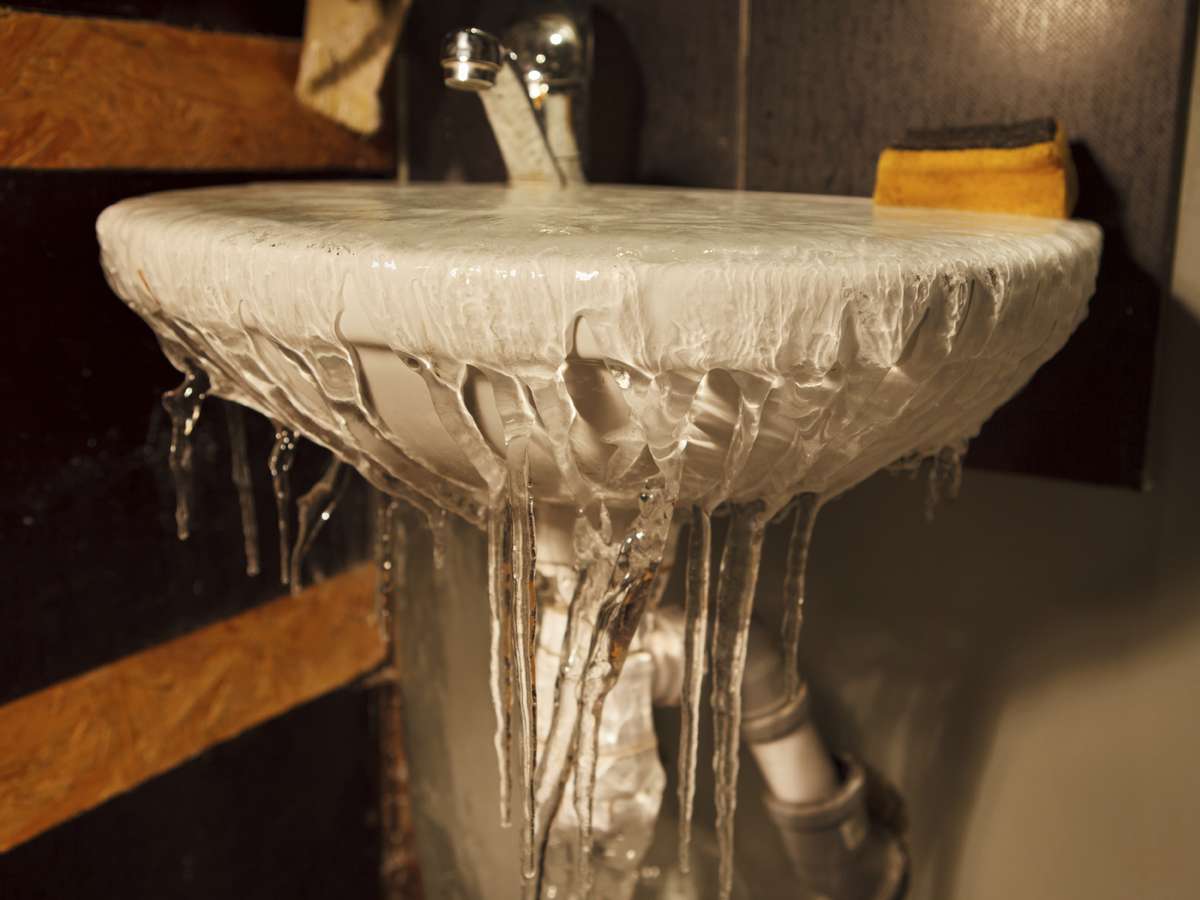 Vask med frostskade